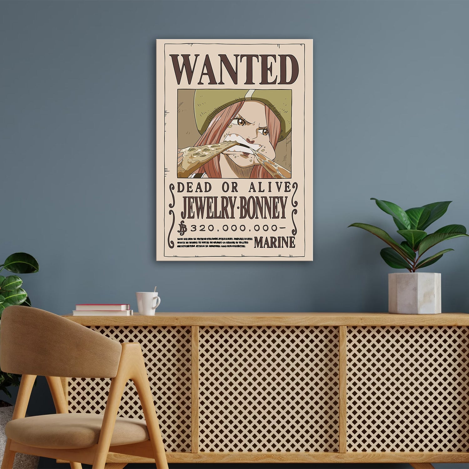 Jewelry Bonney Wanted - One Piece Metal Poster Media 3