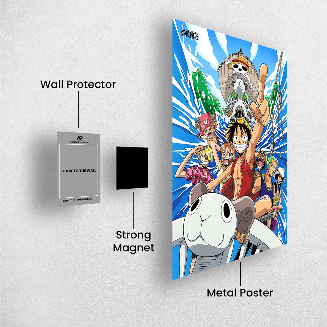 Pirate Adventure - One Piece Metal Poster Media 1