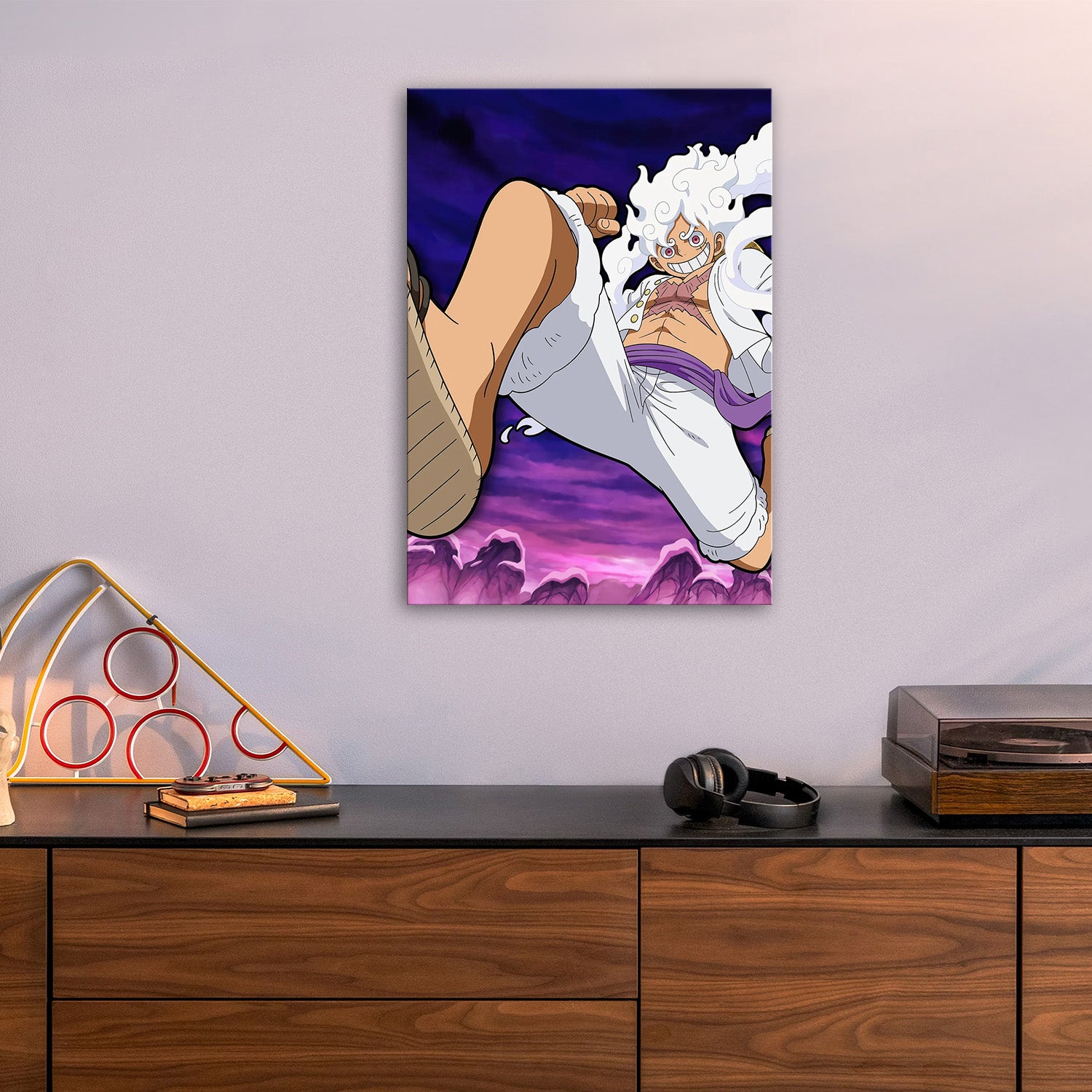 Luffy Unleashed_ Gear 5 Power - One Piece Metal Poster Media 5