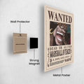Marshall D. Teach Wanted - One Piece Metal Poster Media 2