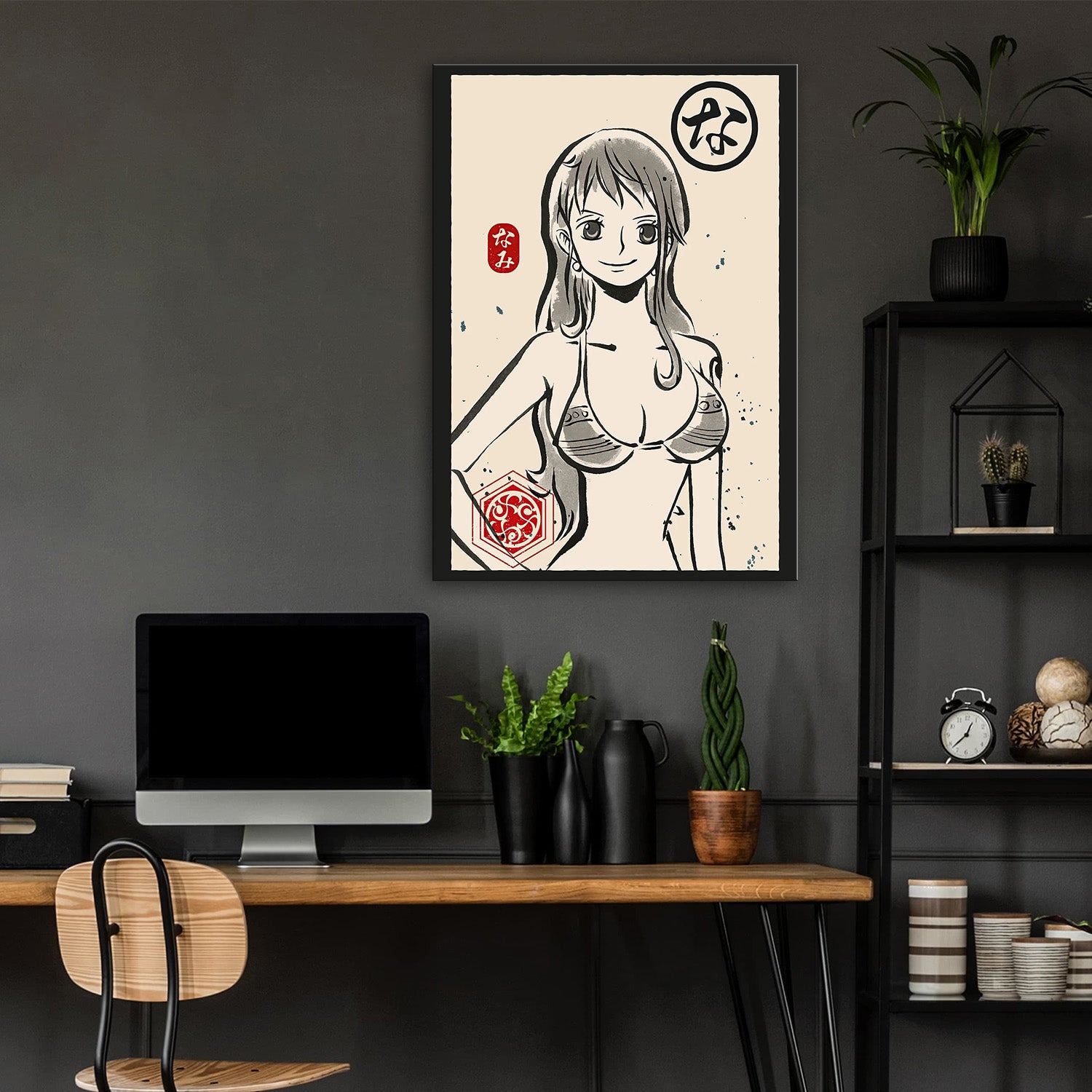 Nami Ukiyo-e - One Piece Metal Poster Media 4