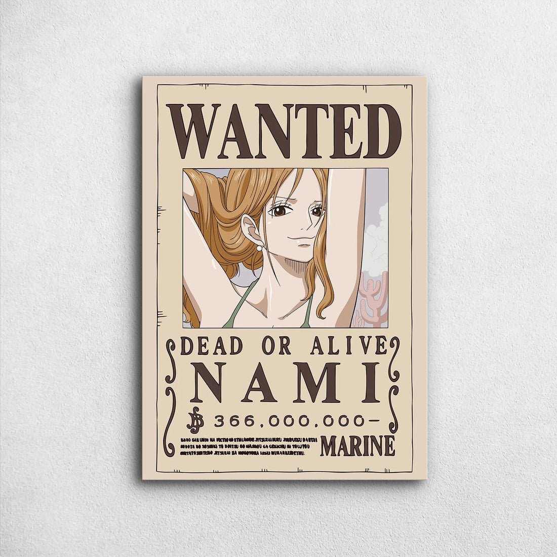 Nami Wanted after Wano - One Piece Metal Poster Media 1