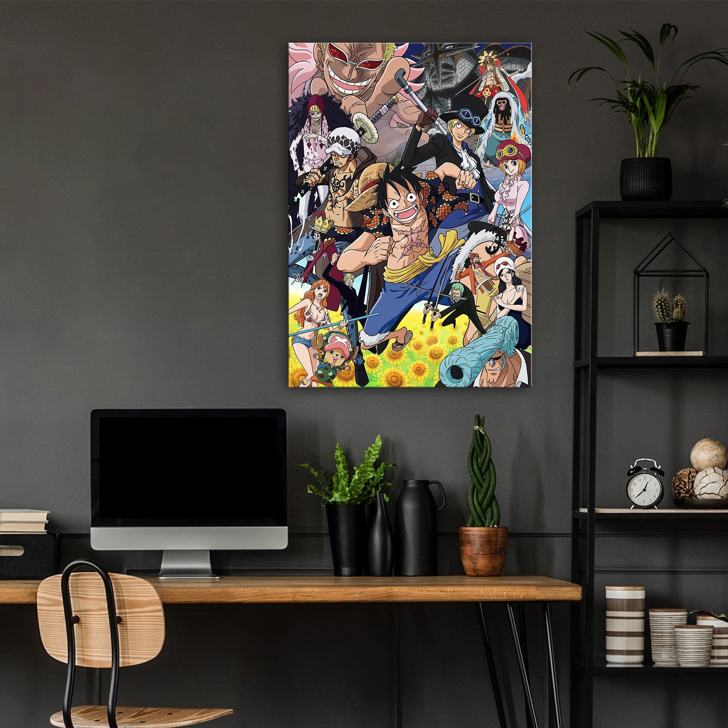 One Piece_ Grand Line Character Collage - One Piece Metal Poster Media 4