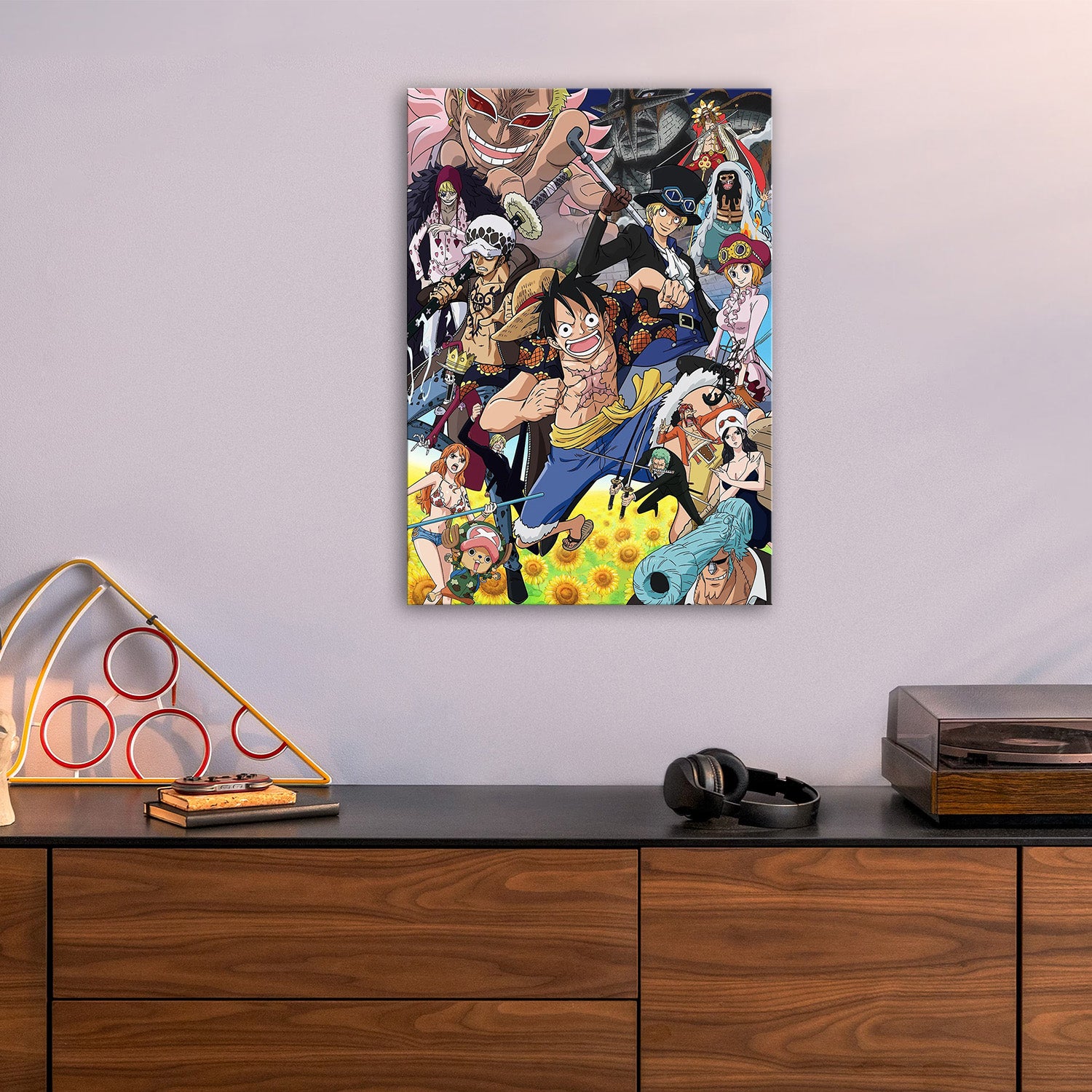 One Piece_ Grand Line Character Collage - One Piece Metal Poster Media 5