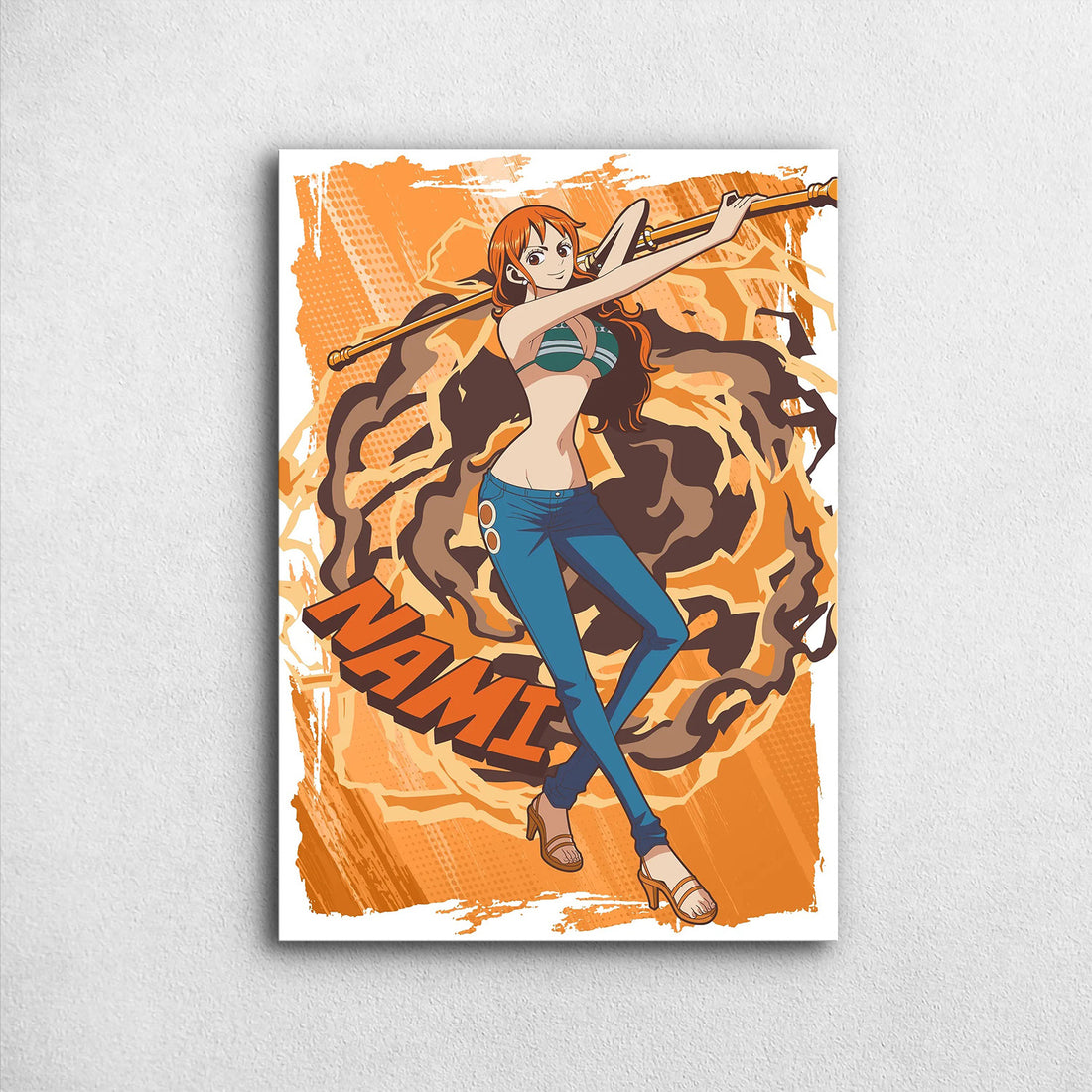 Nami Effects - One Piece Metal Poster Media 1
