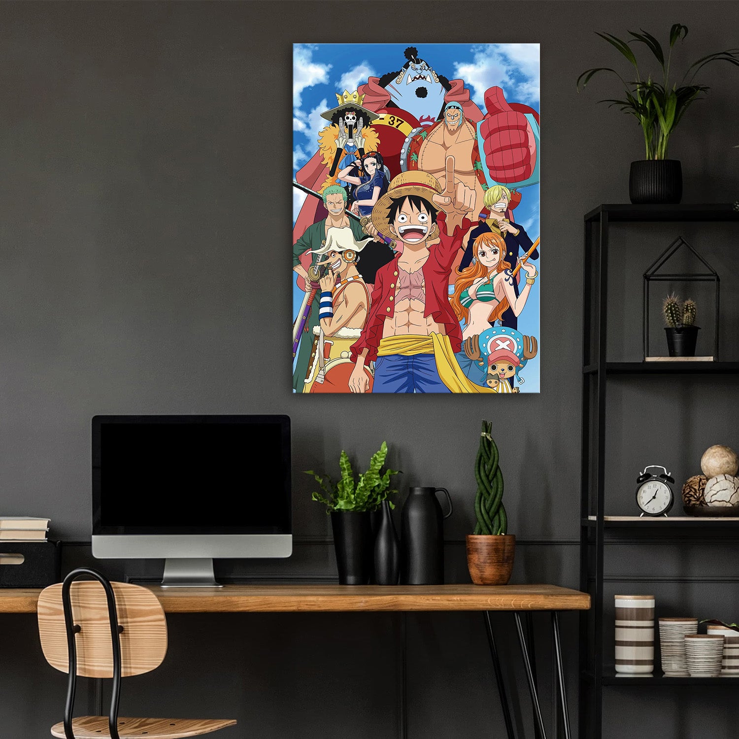 One Piece Crew Assembled Fish-man Island - One Piece Metal Poster Media 4