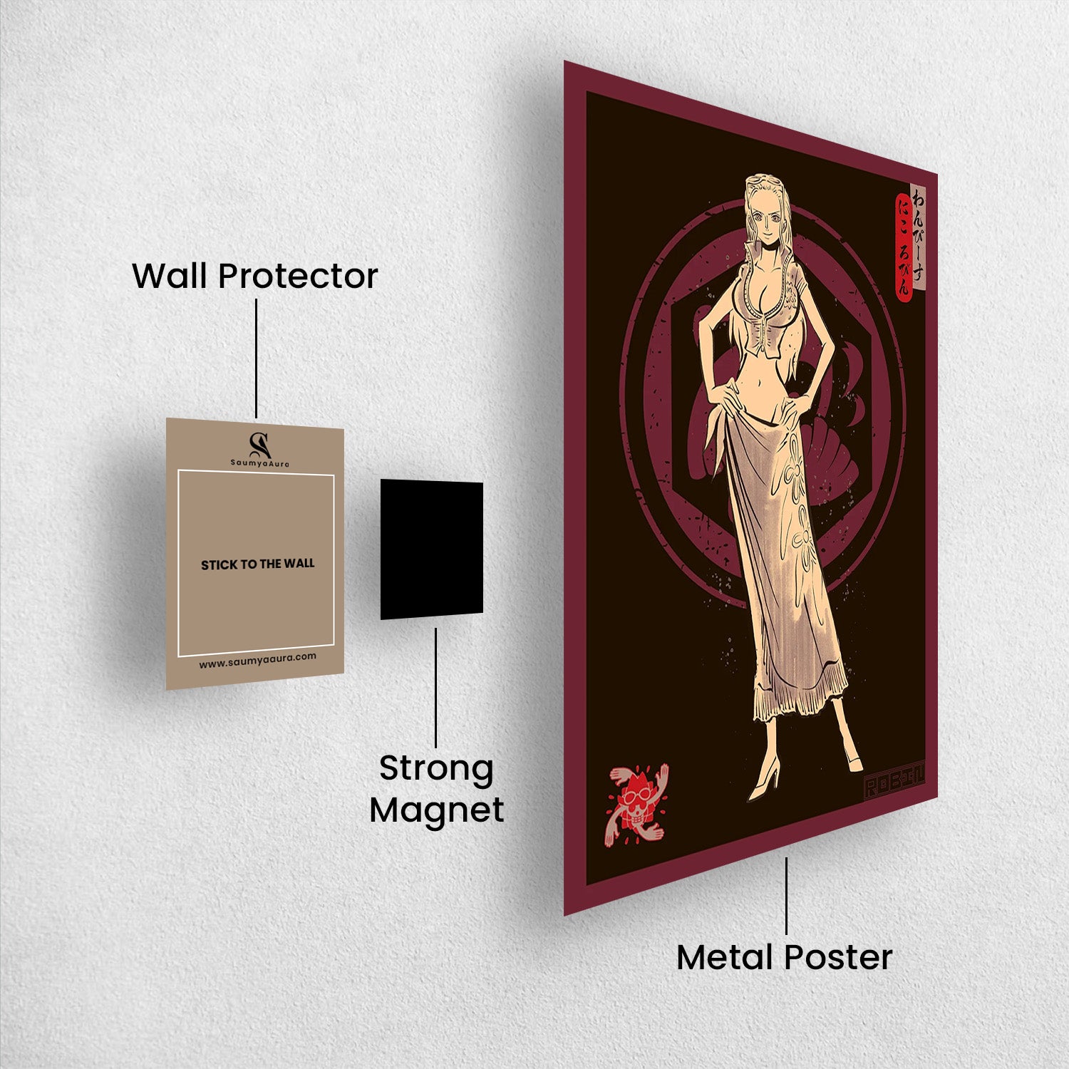 Nico Robin Kamon - One Piece Metal Poster Media 2