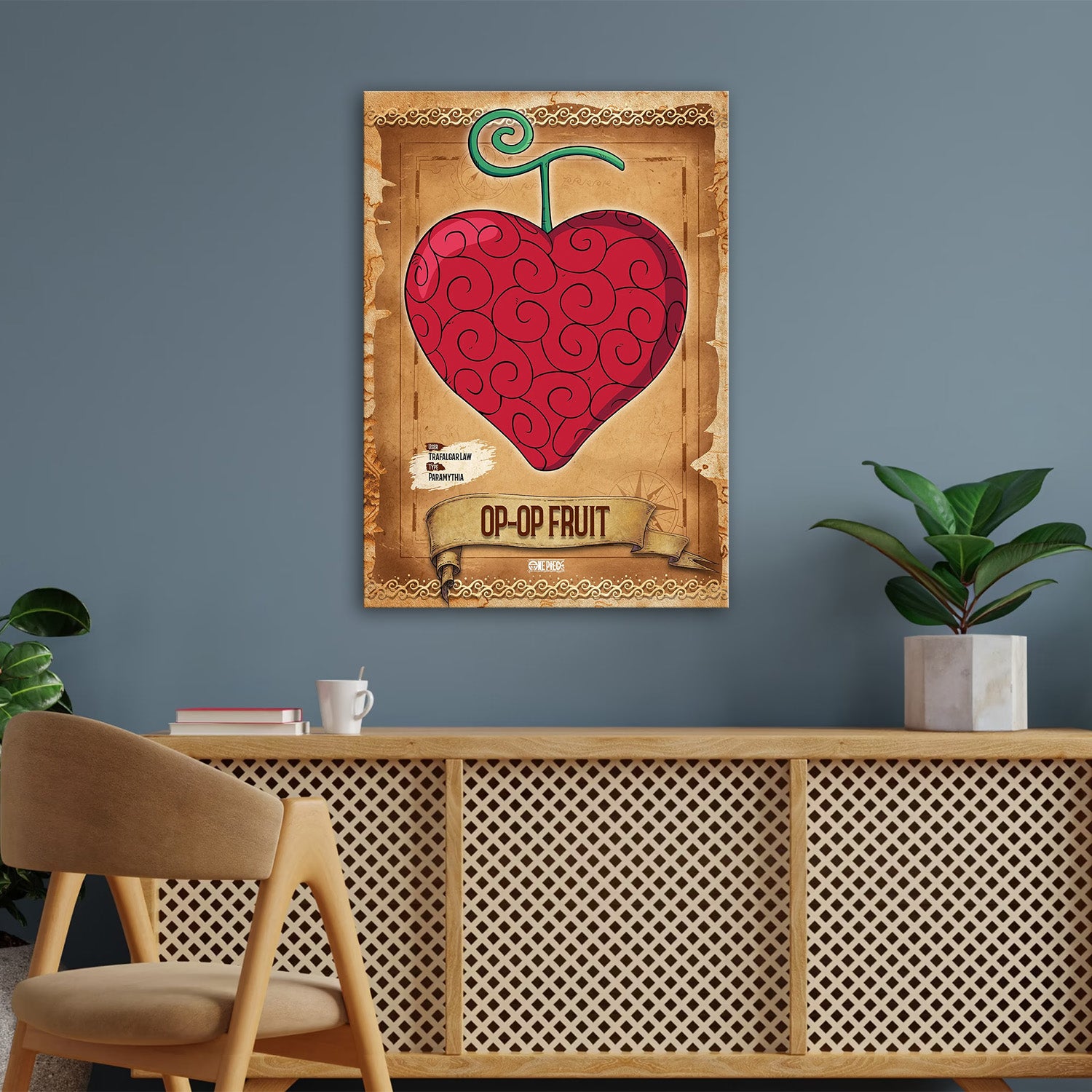 OP-OP Fruit - One Piece Metal Poster Media 3