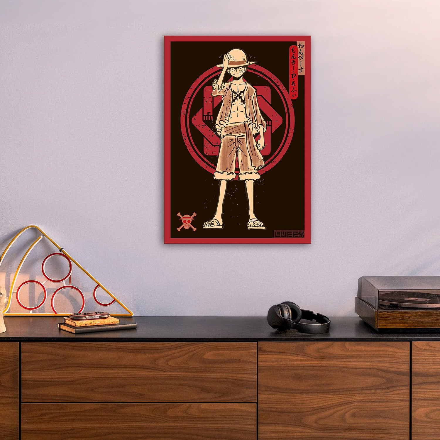 Monkey D. Luffy Kamon - One Piece Metal Poster Media 5