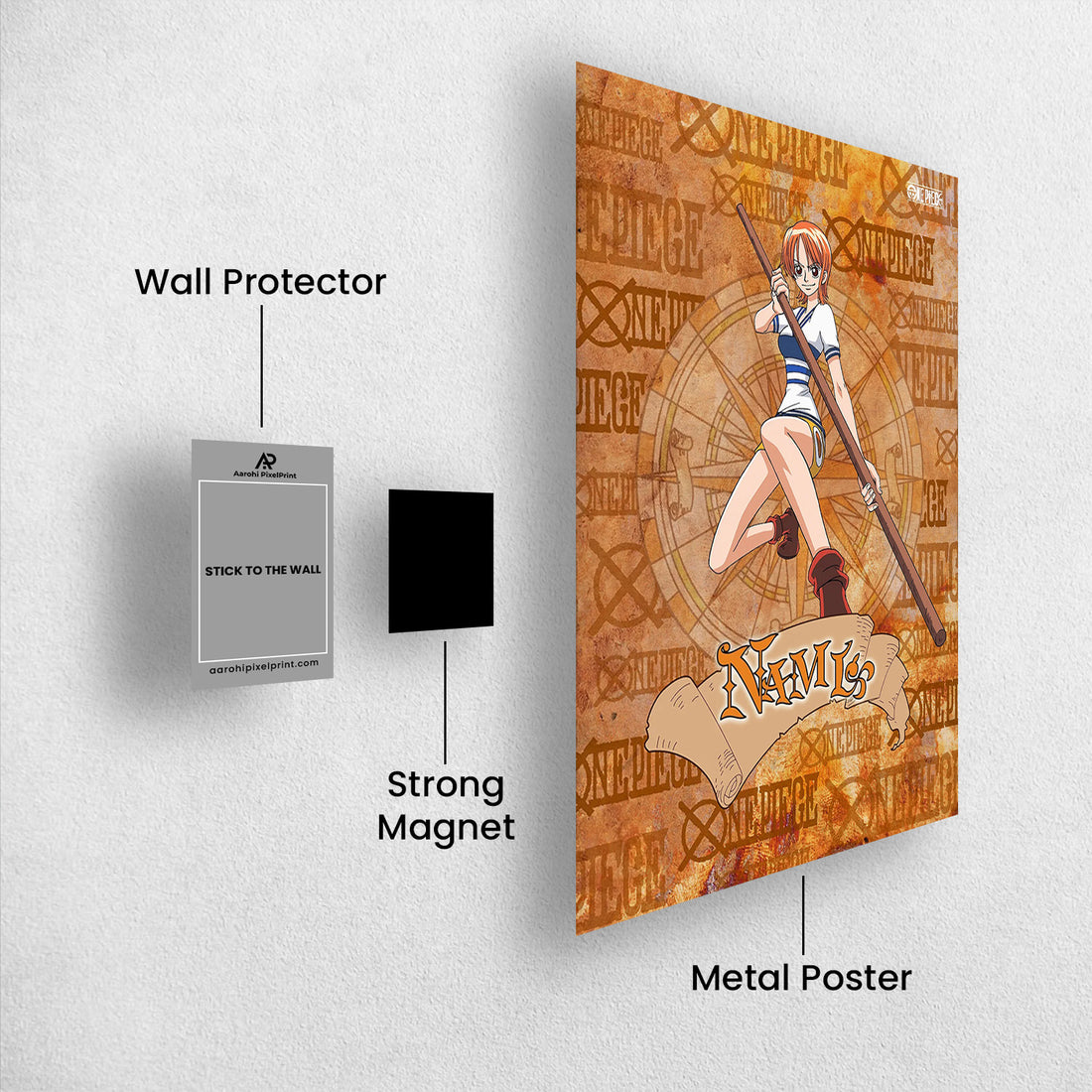 Nami - One Piece Metal Poster Media 1