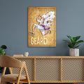 Luffy_s Joyful Gear 5 Ascent - One Piece Metal Poster Media 3