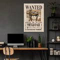 Portgas D. Ace Wanted - One Piece Metal Poster Media 4