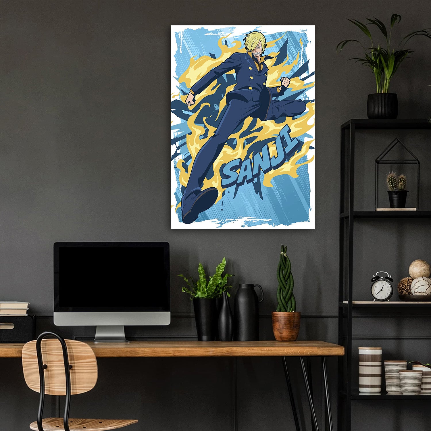 Sanji Effects - One Piece Metal Poster Media 4
