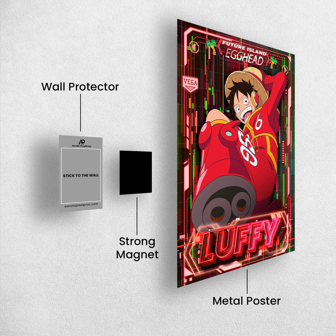 Luffy_s Egghead Arc Adventure - One Piece Metal Poster Media 1