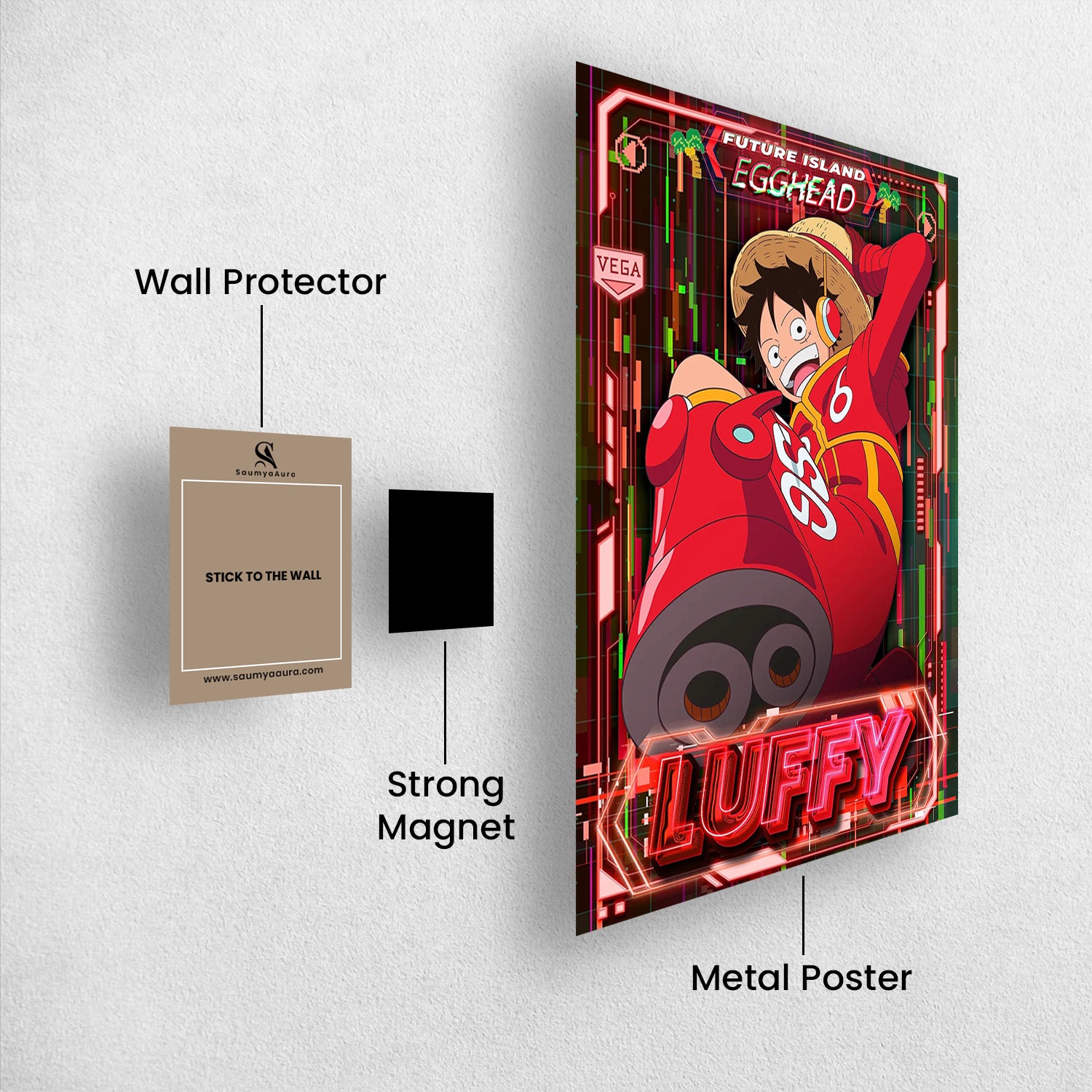 Luffy_s Egghead Arc Adventure - One Piece Metal Poster Media 2