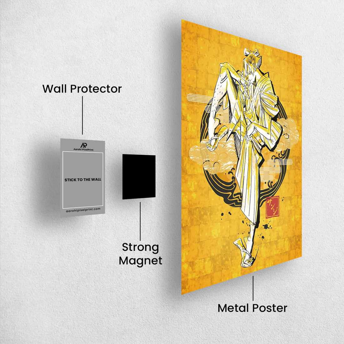 Sanji Japanese Keikaku - One Piece Metal Poster Media 1