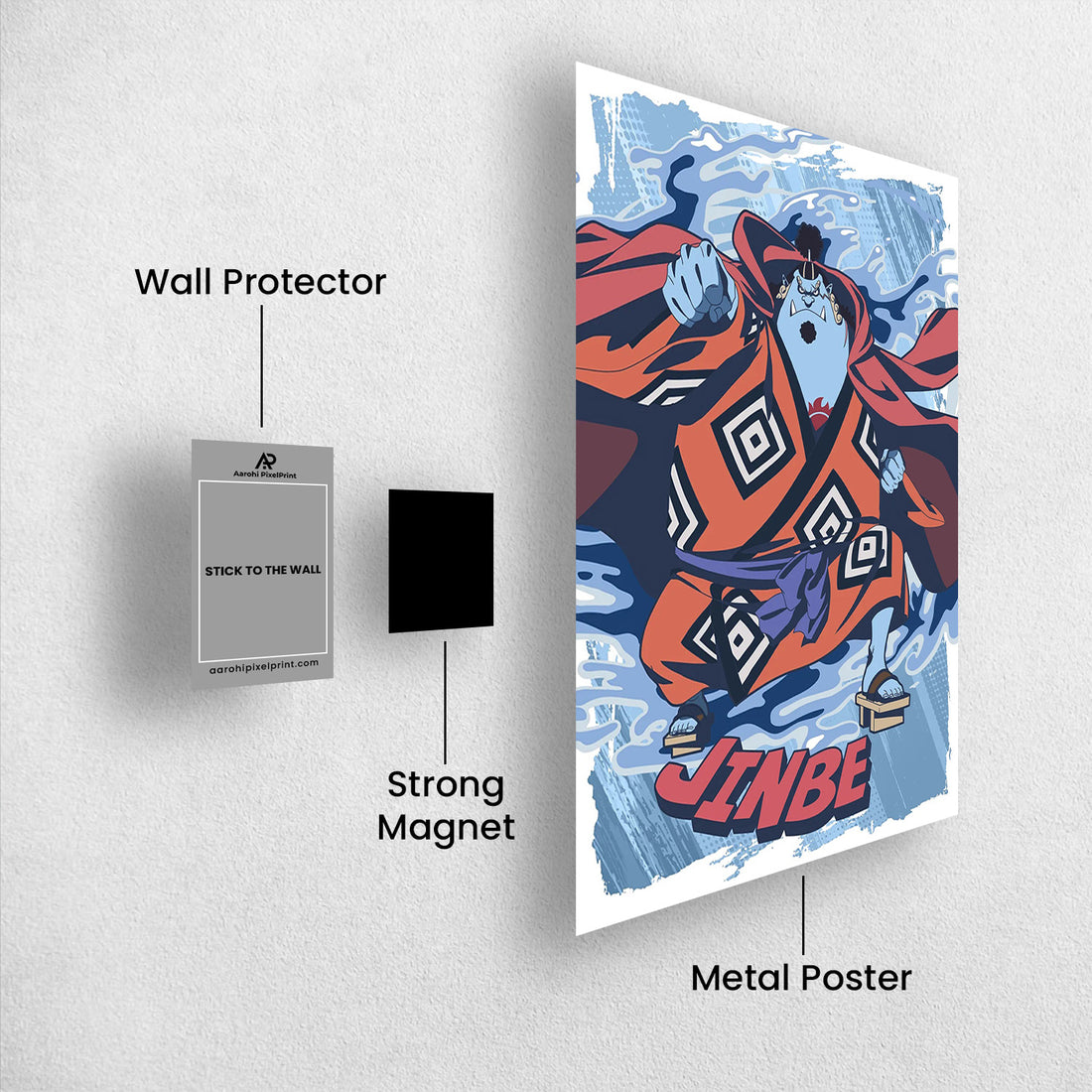 Jinbe Effects - One Piece Metal Poster Media 1