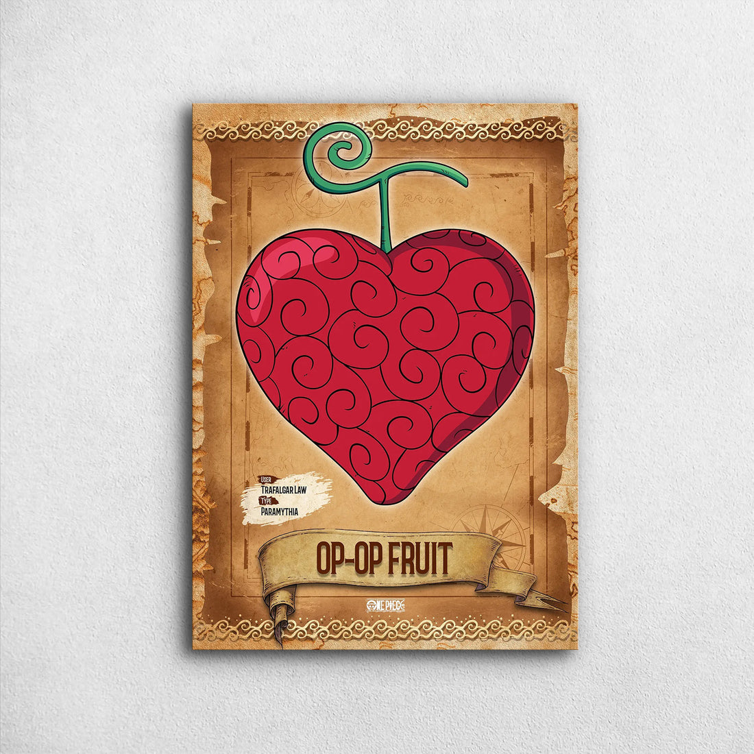 OP-OP Fruit - One Piece Metal Poster Media 1
