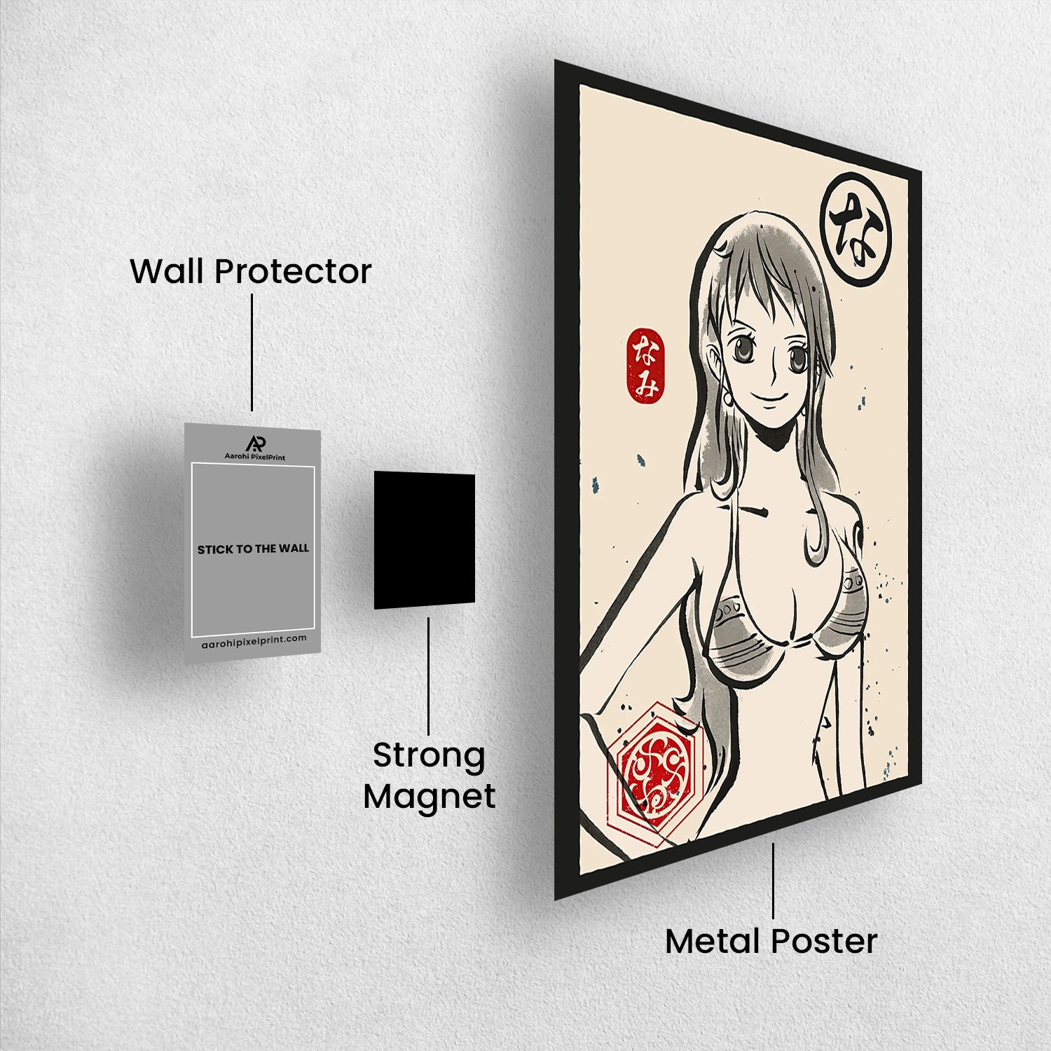 Nami Ukiyo-e - One Piece Metal Poster Media 2
