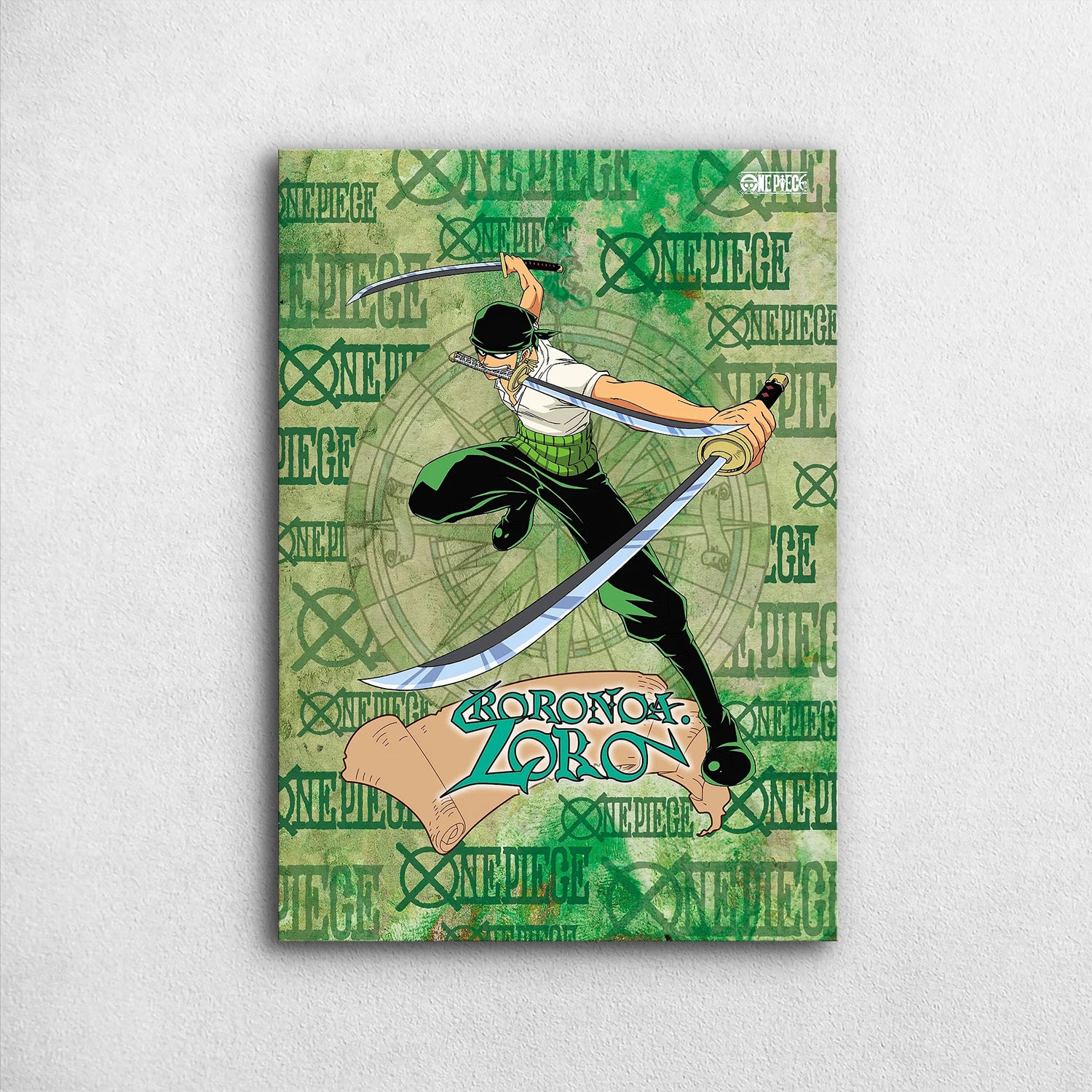 Roronoa Zoro - One Piece Metal Poster Media 1