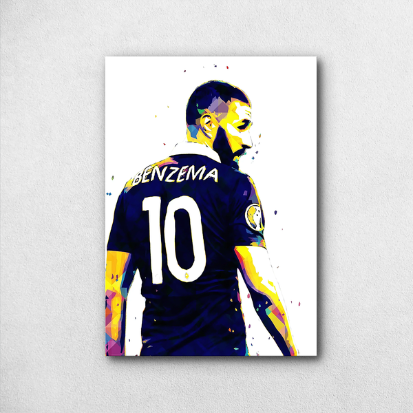 Karim Benzema – The Silent Killer | France No.10 Poster