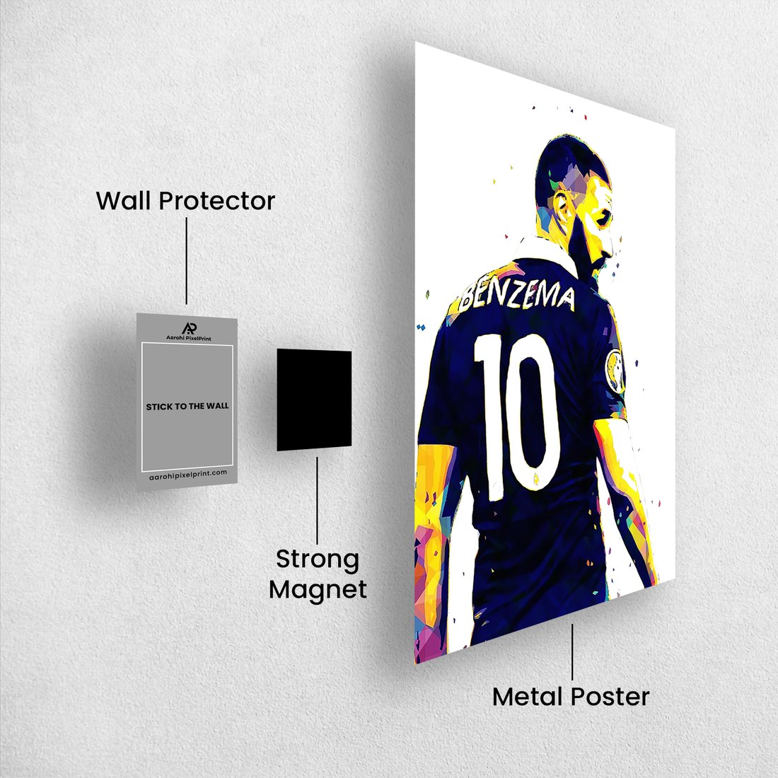 Karim Benzema – The Silent Killer | France No.10 Poster