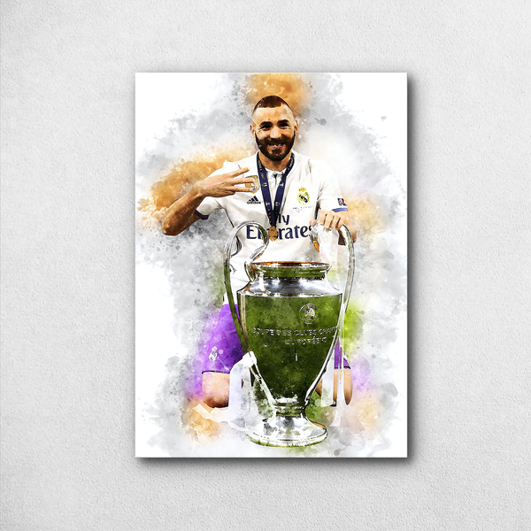 Karim Benzema – The Champion’s Mark | UCL Glory Poster