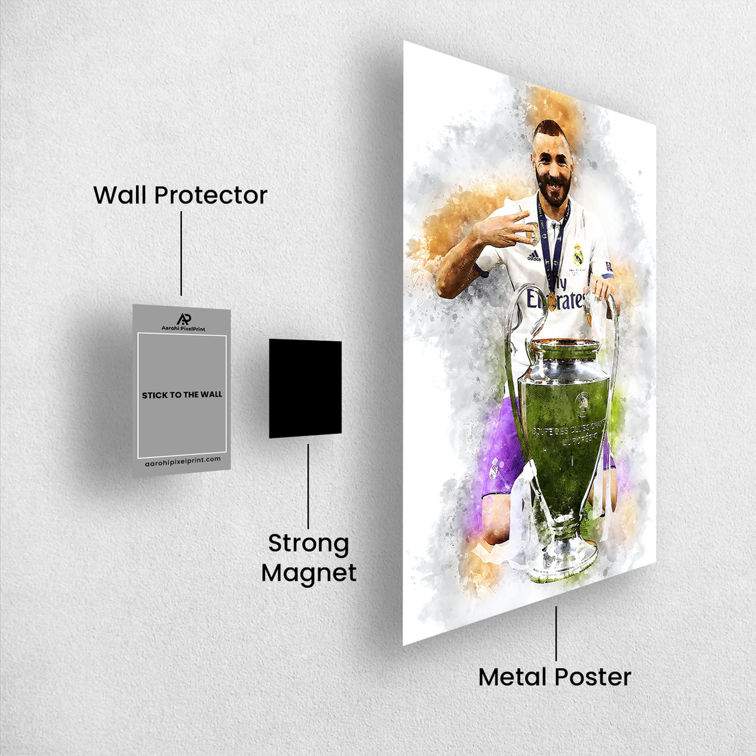 Karim Benzema – The Champion’s Mark | UCL Glory Poster