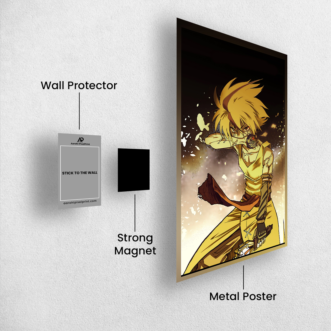 Beyblade Free De La Hoya Metal Poster – Unleashed Fury