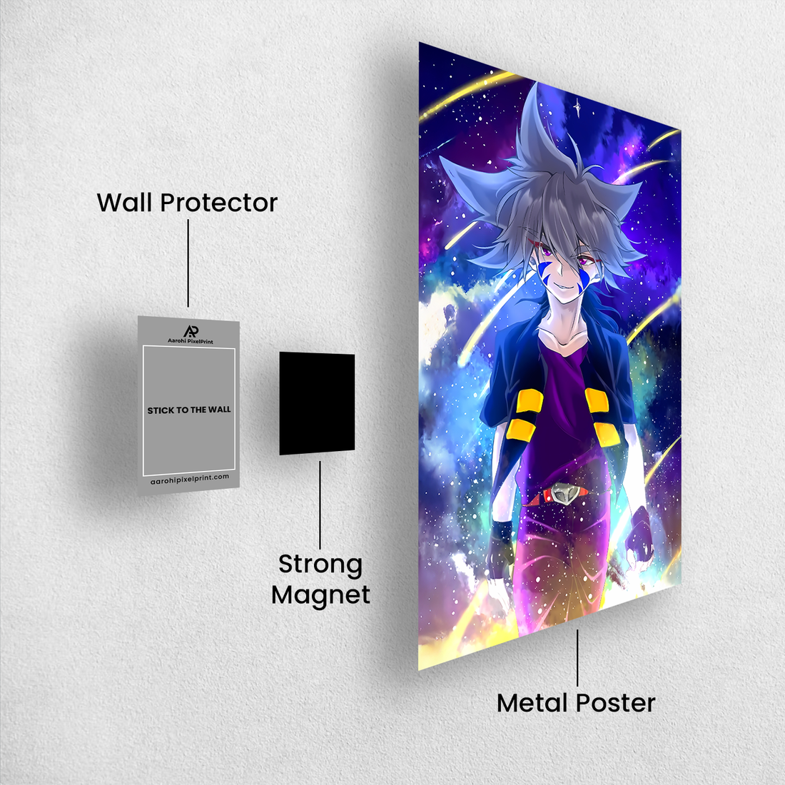 Beyblade Ryuga Galaxy Poster – The Dragon’s Wrath Unleashed!