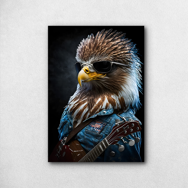 Eagle Axeman - Poster by Aarohi PixelPrint