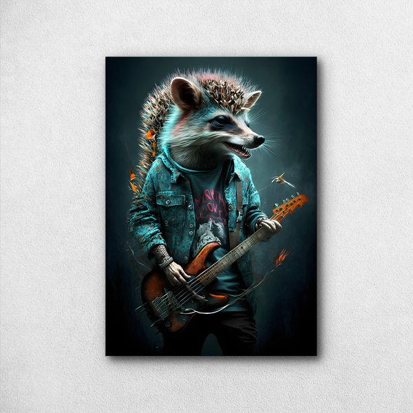 Axel the Hedgechord - Poster by Aarohi PixelPrint