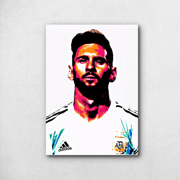 Messi Poster: Why This Pop-Art GOAT Portrait Deserves Your Wall Space - Poster by Aarohi PixelPrint