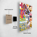 Lionel Messi GOAT Collage Poster – Argentina & Barcelona Legend | Premium Art