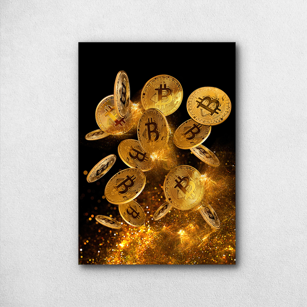 Bitcoin Reign - Poster by Aarohi PixelPrint