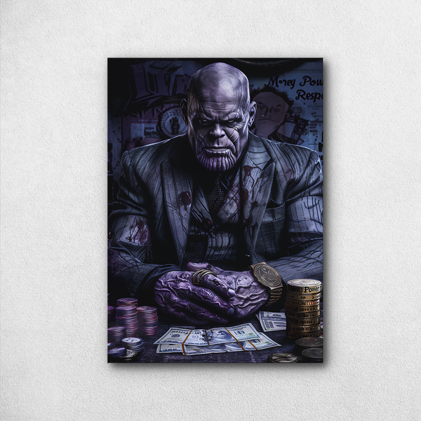 Thanos: The Financier - Poster by Aarohi PixelPrint