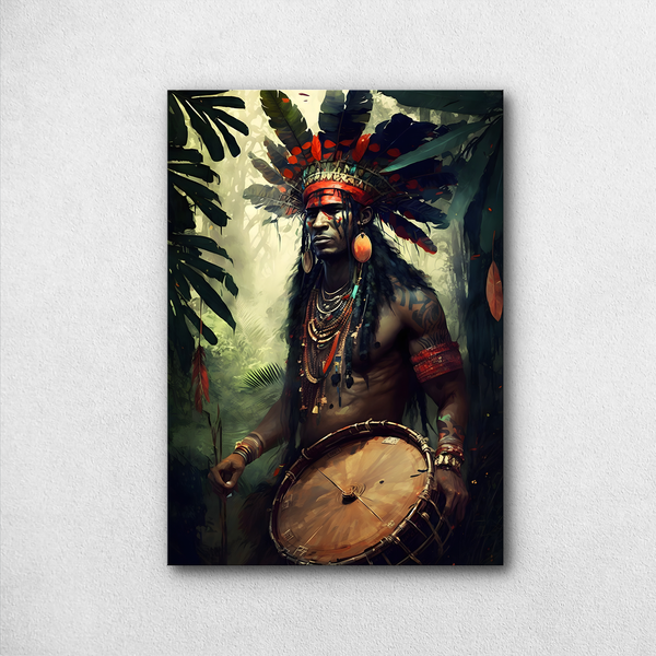 The Drum's Call - Poster by Aarohi PixelPrint