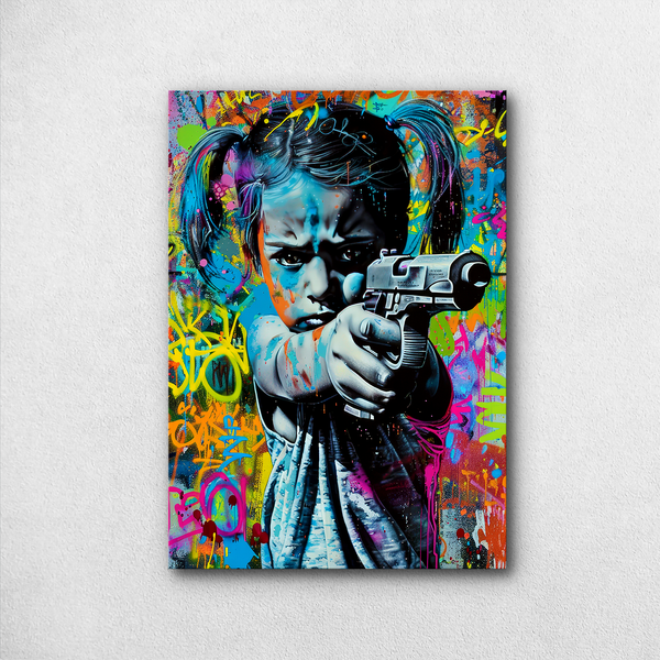 Little Rebel - Poster by Aarohi PixelPrint