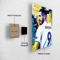 Karim Benzema – The Number 9 Legacy | WPAP Expressionist Poster