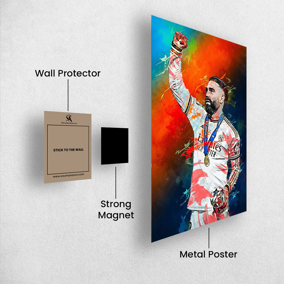 Karim Benzema – King of the Final | UCL Masterclass Poster - Poster by Aarohi PixelPrint