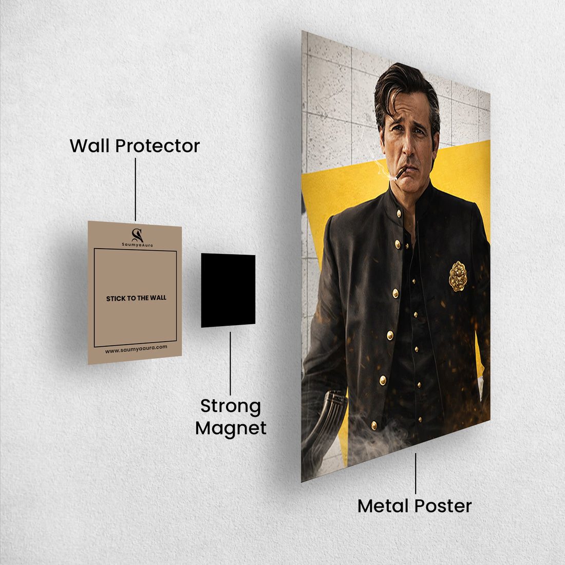 Rehman Dakait Metal Poster - Aarohi PixelPrint - Poster by Aarohi PixelPrint