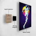 Karim Benzema – Galactic Finisher | Retro Neon Poster