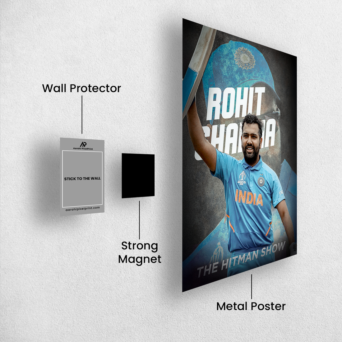 Rohit Sharma Poster – When the Hitman Took Over the World