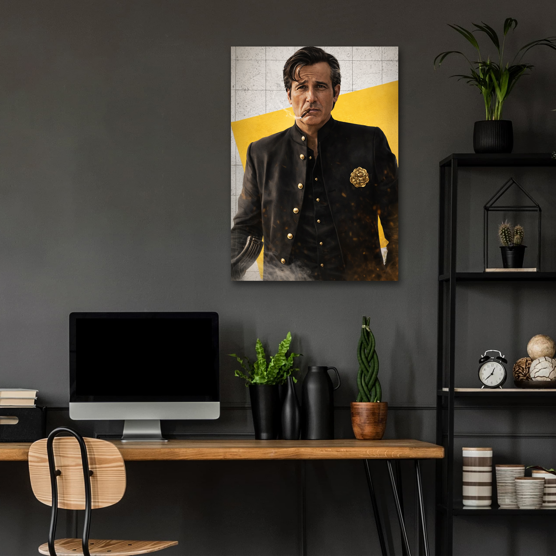 Rehman Dakait Metal Poster - Aarohi PixelPrint