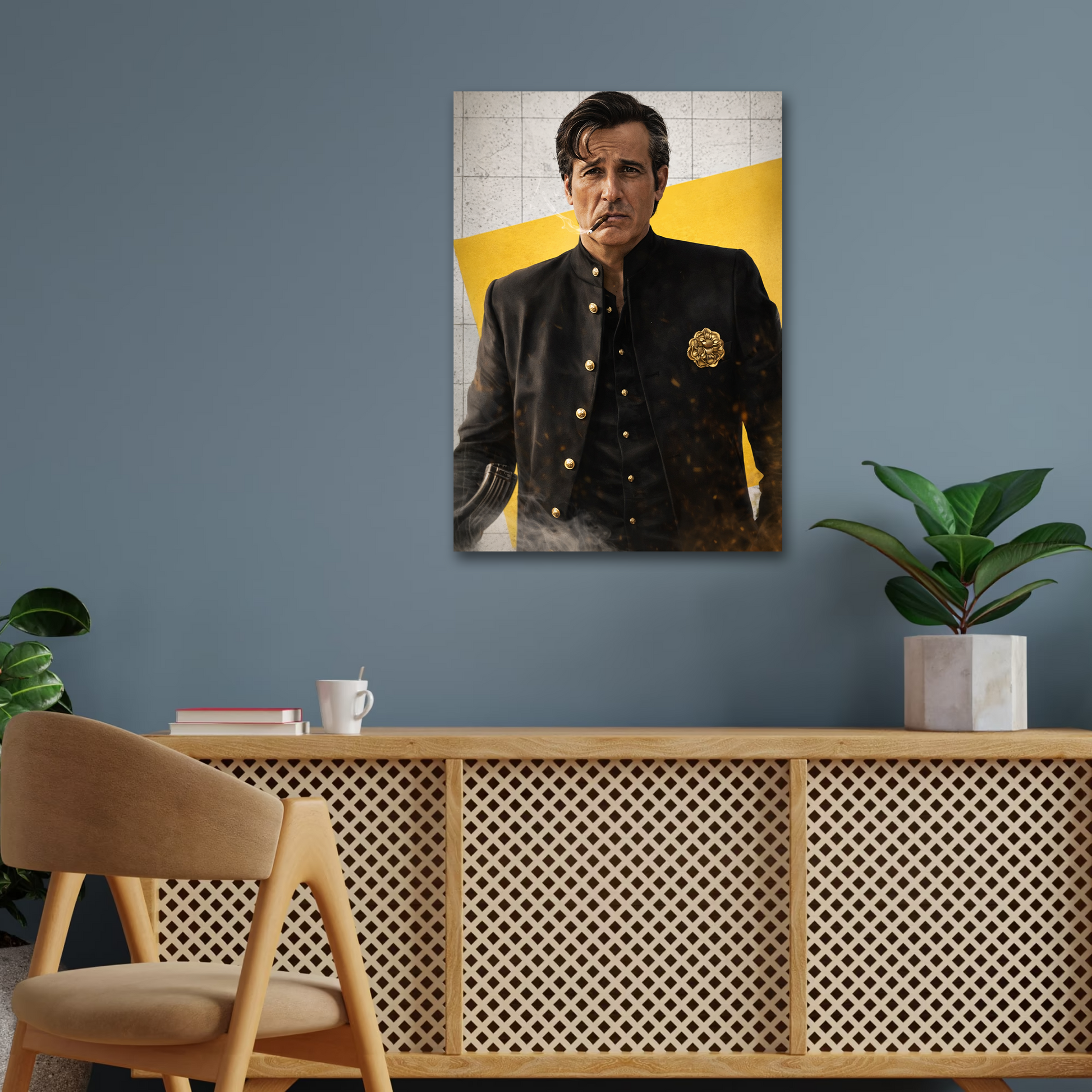 Rehman Dakait Metal Poster - Aarohi PixelPrint