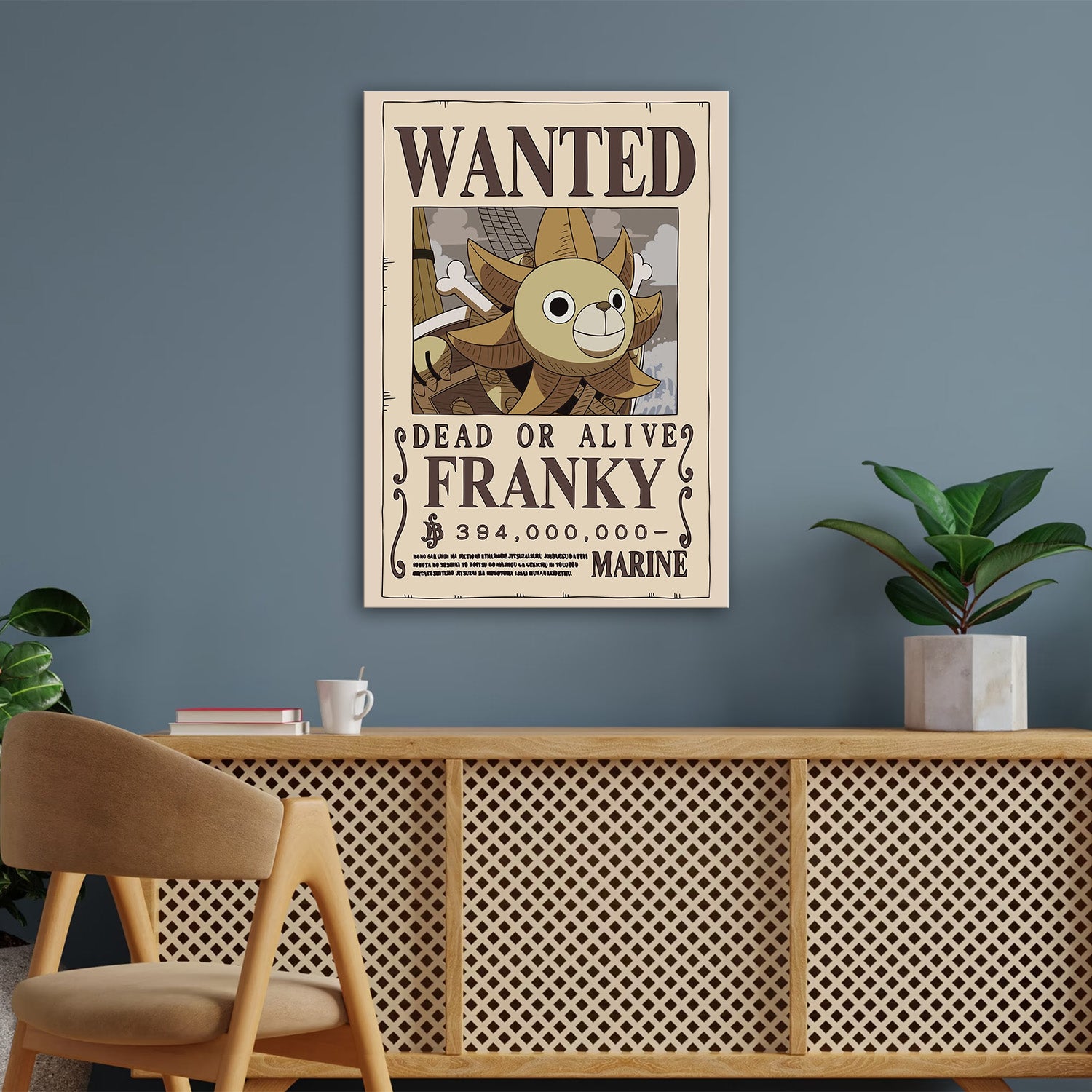 Franky Wanted after Wano - One Piece Metal Poster Media 3