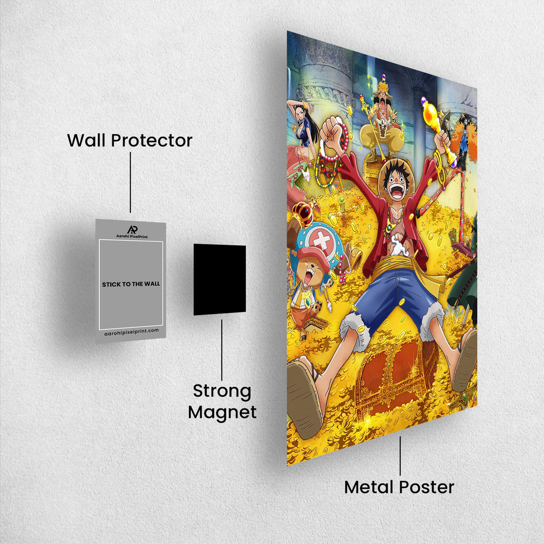 One Piece_ Golden Treasure Trove - One Piece Metal Poster Media 1