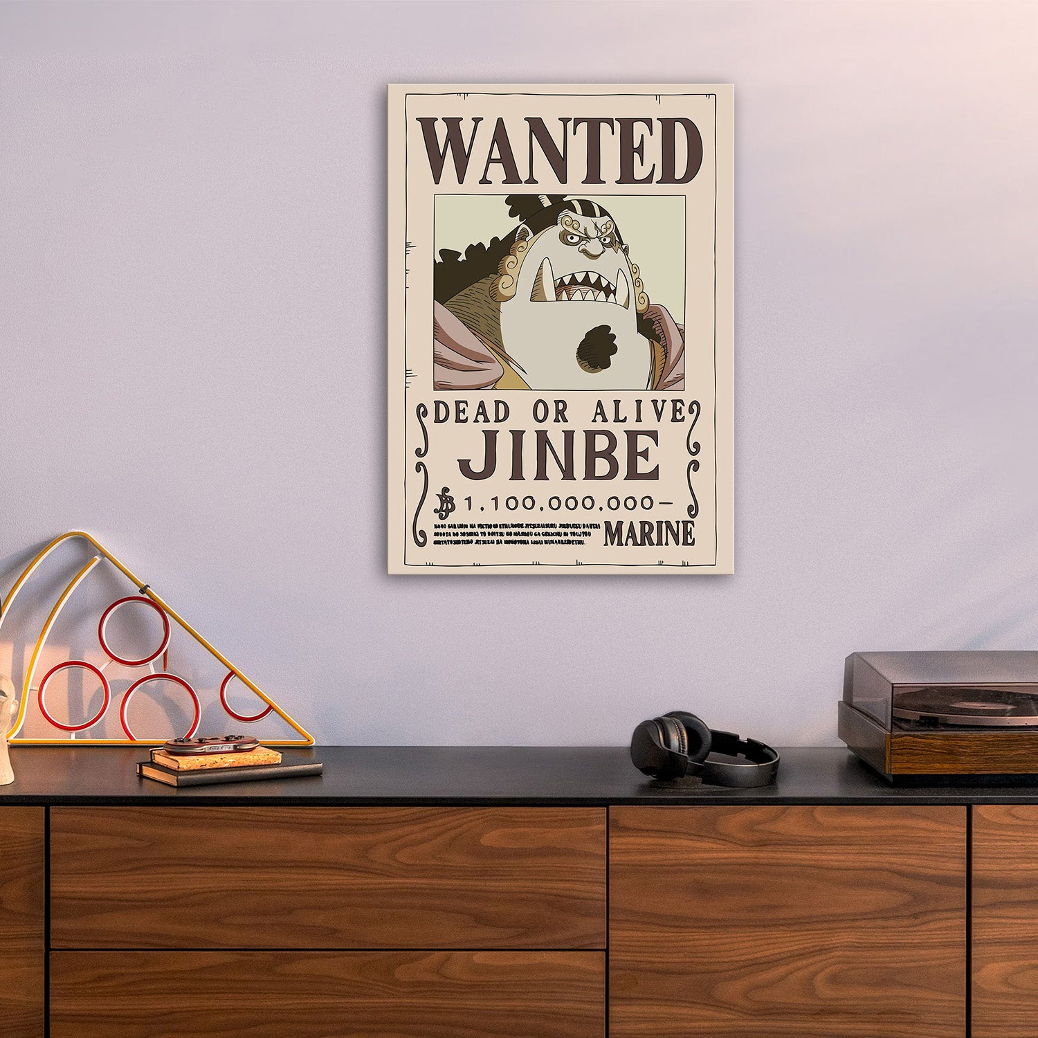 Jinbe Wanted after Wano - One Piece Metal Poster Media 5