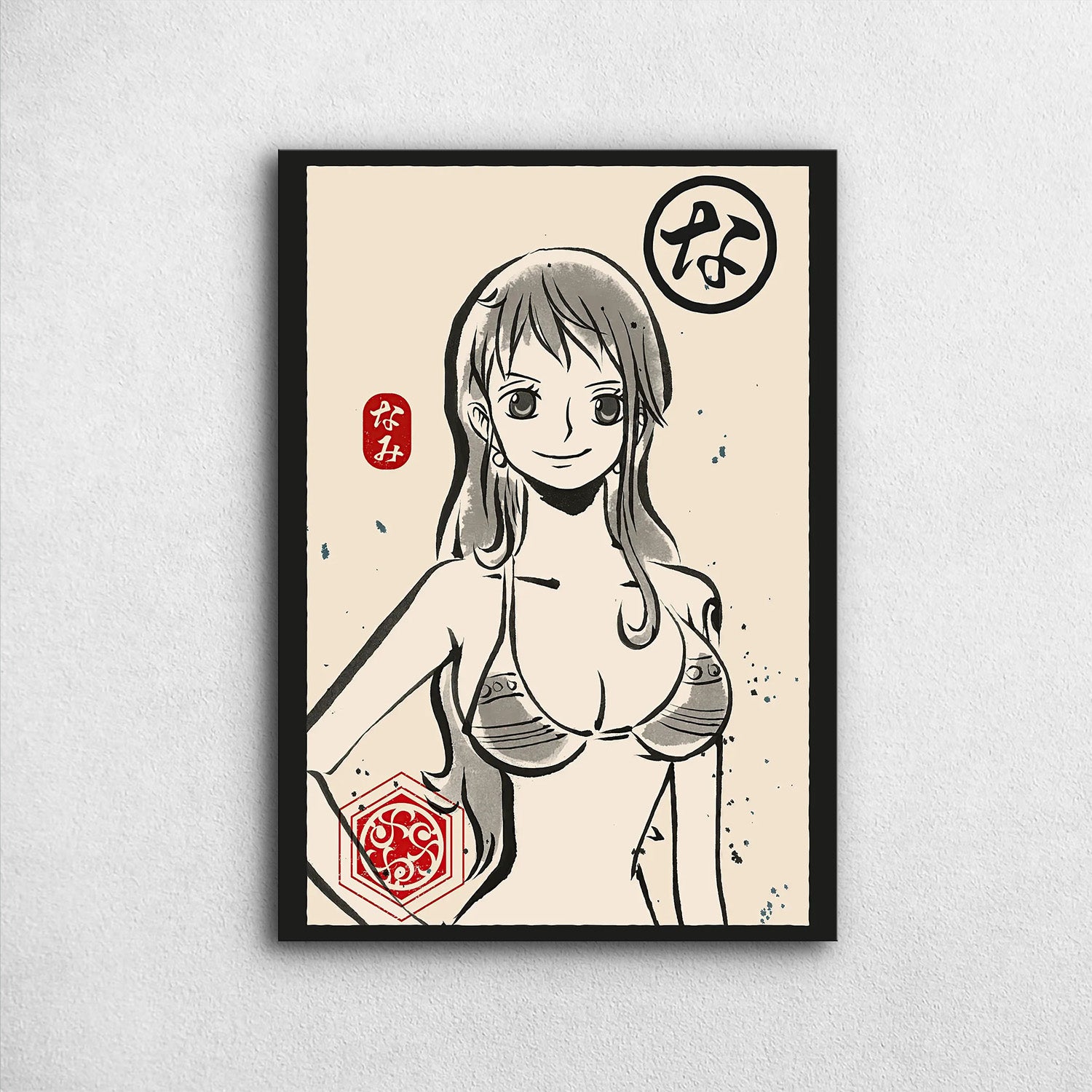 Nami Ukiyo-e - One Piece Metal Poster Media 1