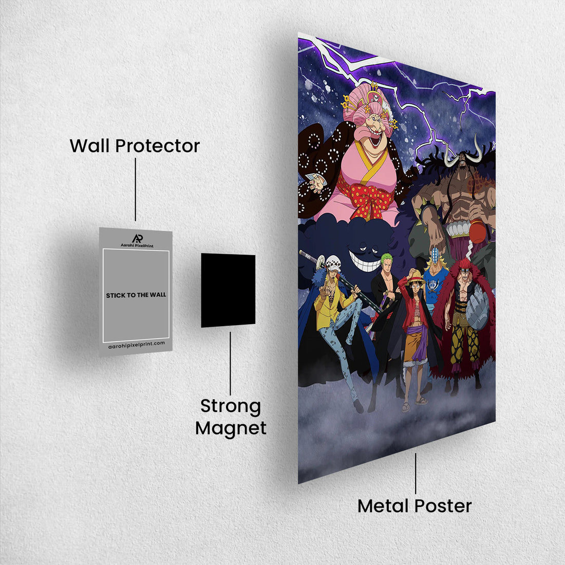 One Piece_ Epic Wano Battle - One Piece Metal Poster Media 1